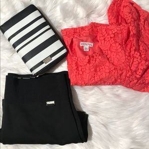 Coral Lace Blouse